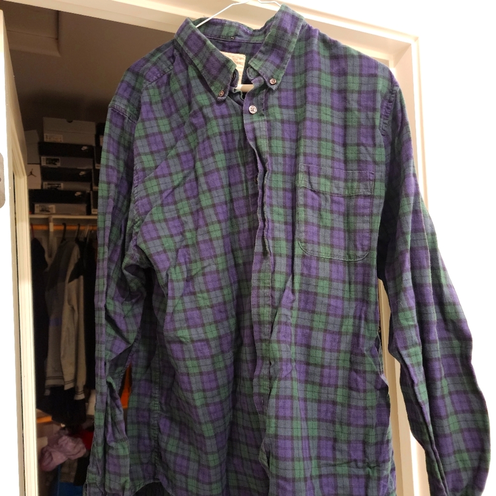 L Long sleeve Five Four button up flannel